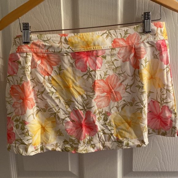 LoveShackFancy Hurley Collab Hibiscus Print Boardie Skirt - Picture 6 of 12